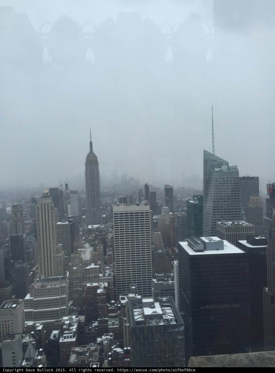 Hazy Manhattan Aerial