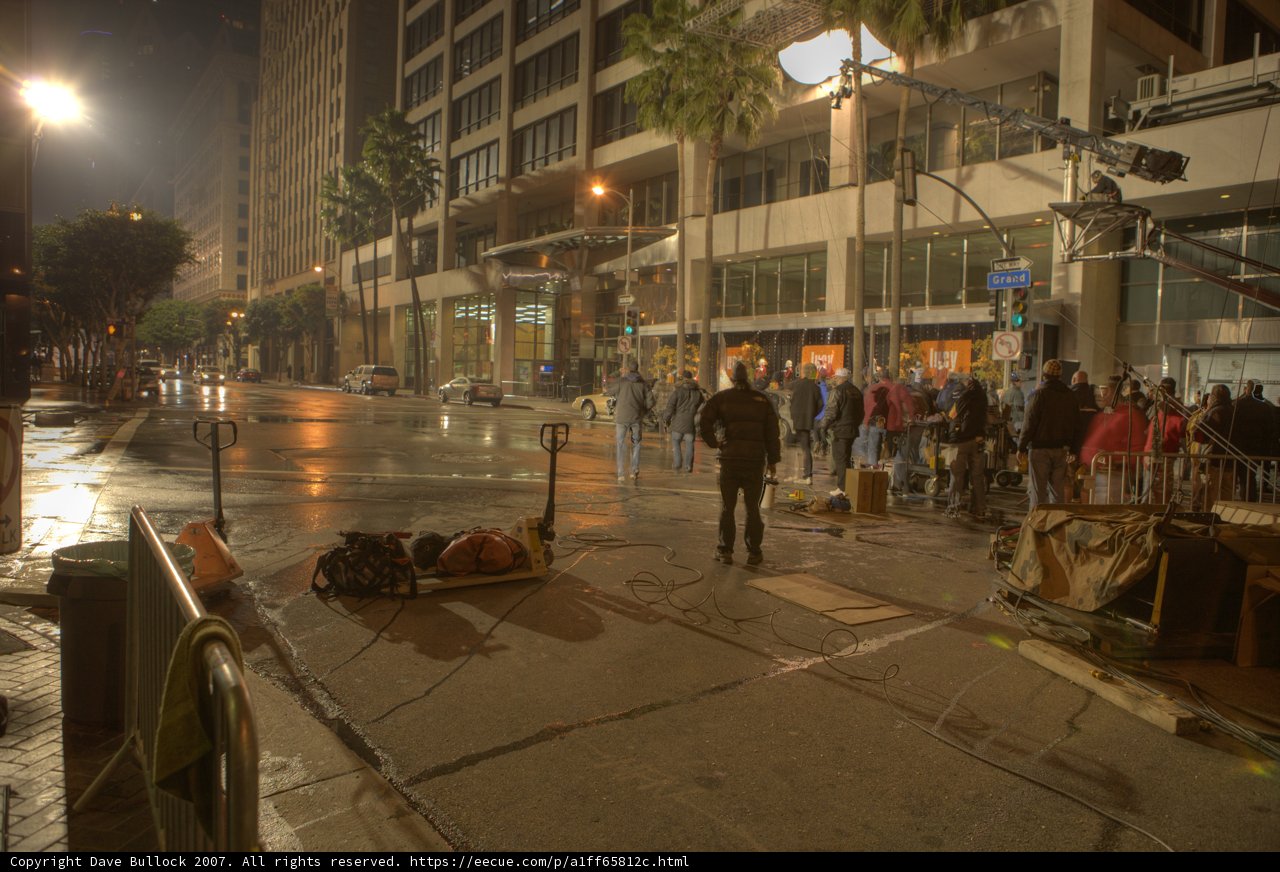 Nighttime Scene in the Urban Metropolis