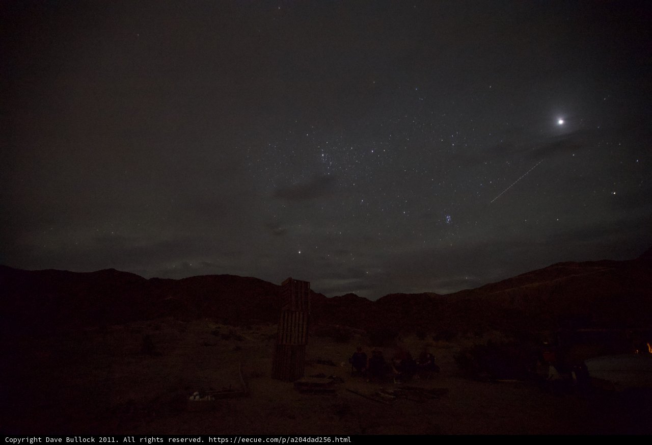 Night Sky Gazing in the Desert
