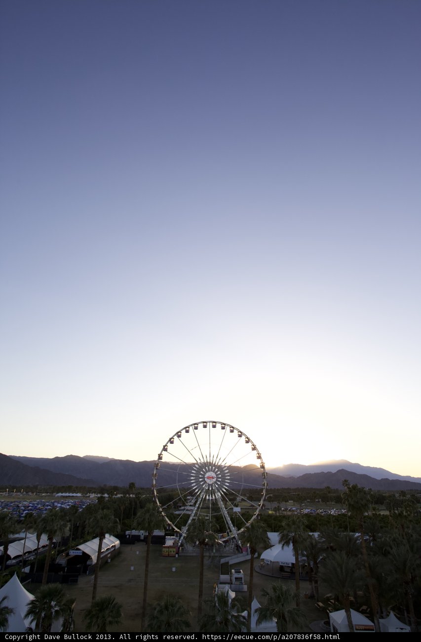 Ferris Wheel Fun at Coachella Sunset