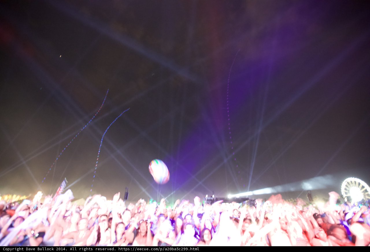 Lights and a Sea of People