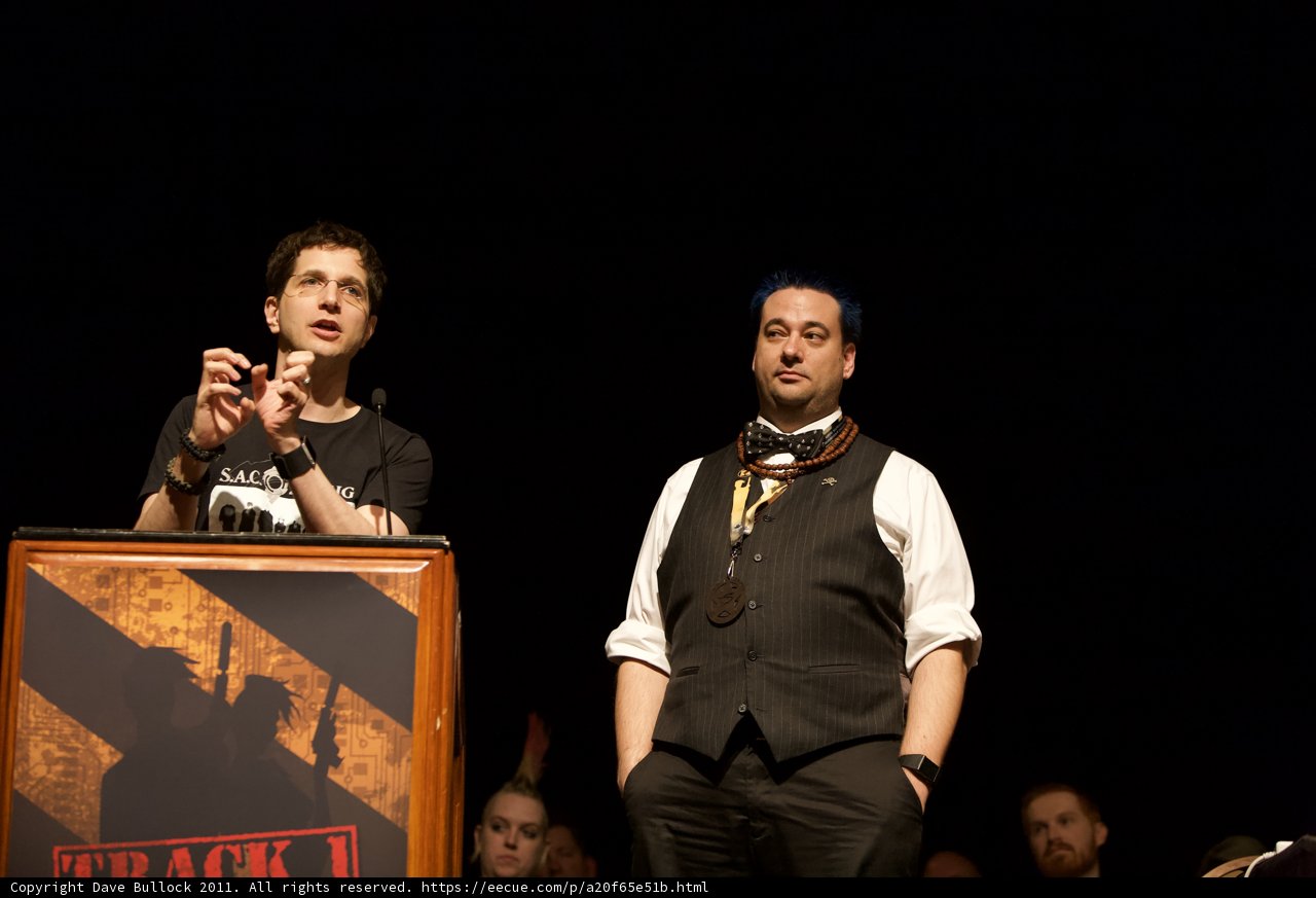 Two Men Take the Stage at Defcon