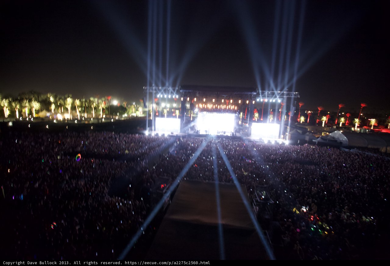 Spotlight on the Rock Concert Crowd