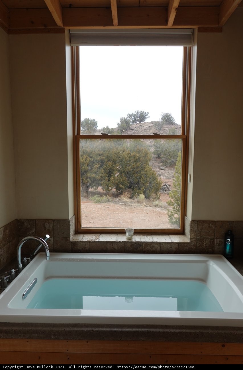 A Relaxing Bath with a View