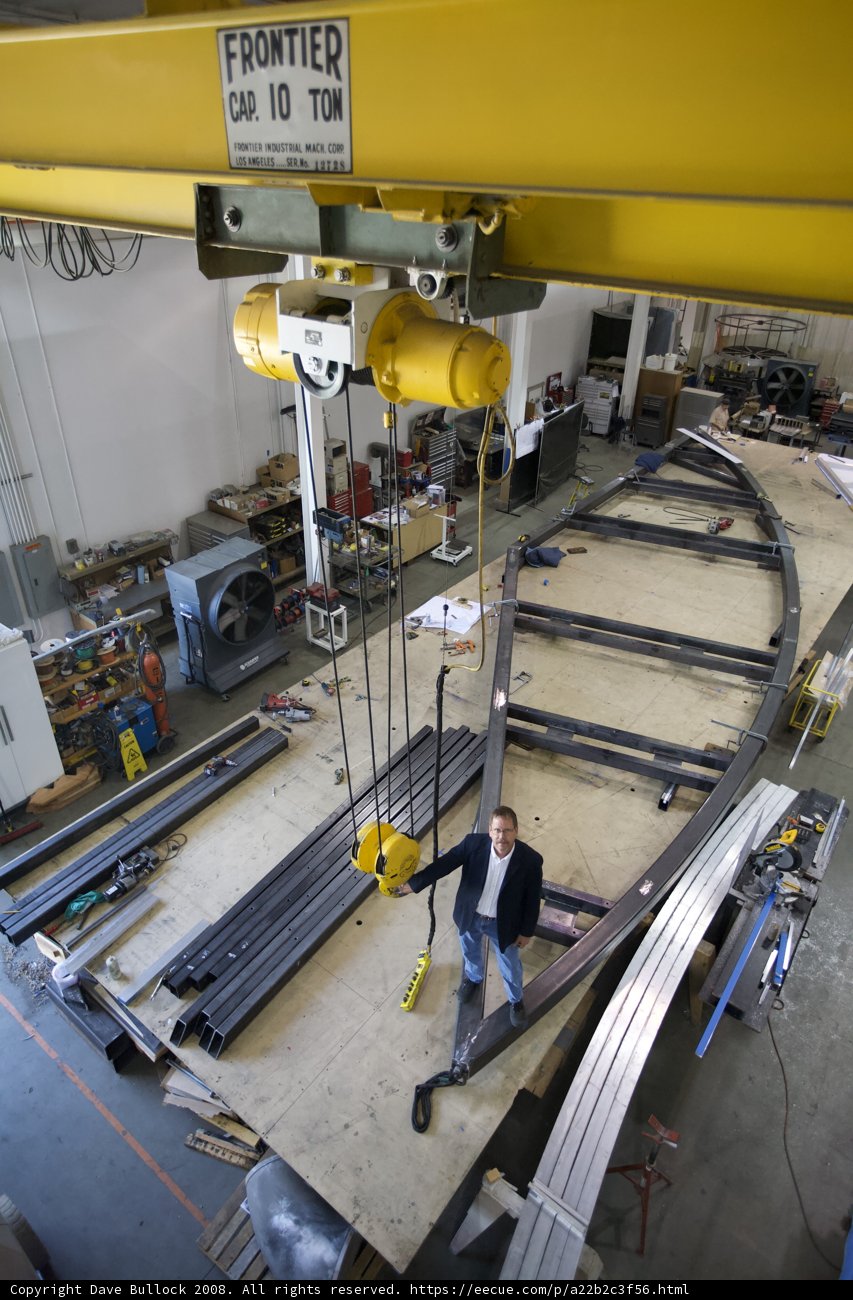 Crane Worker in a Manufacturing Plant