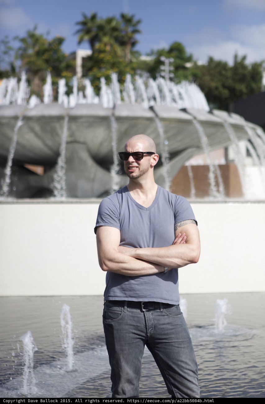 Relaxed Fountain Portrait