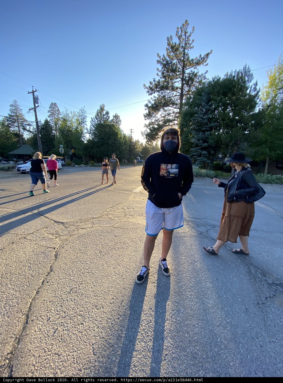 Masked in the Parking Lot