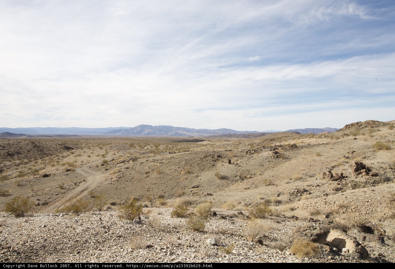 A Scenic View of the Desert Plateau