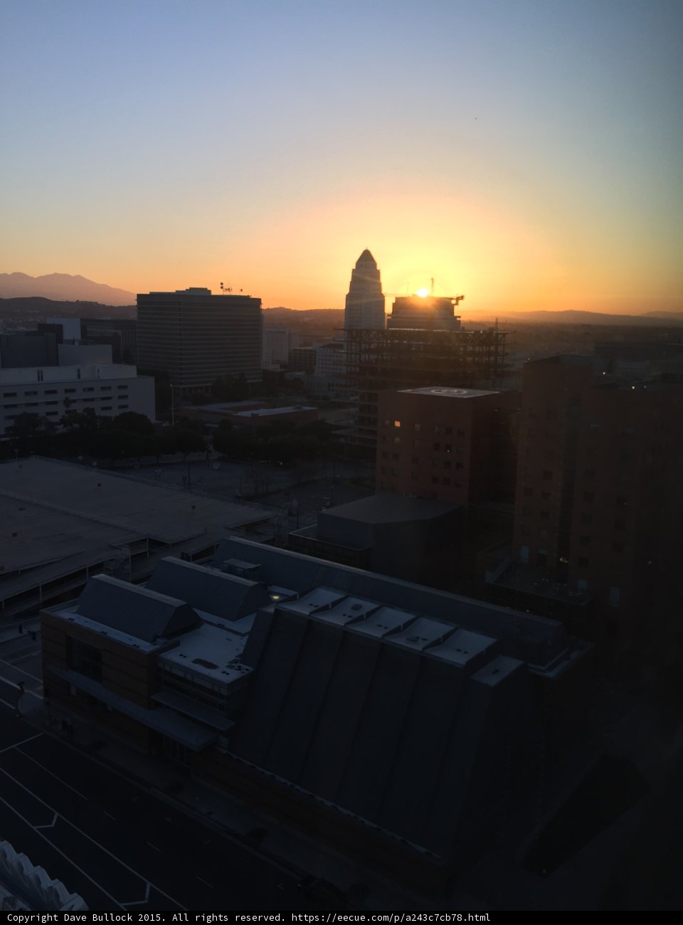 Downtown LA at Dawn