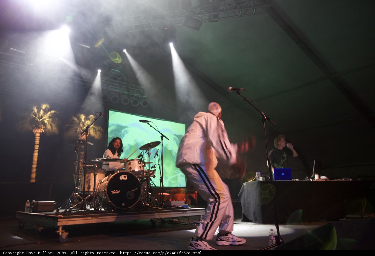 Rocking out at Coachella