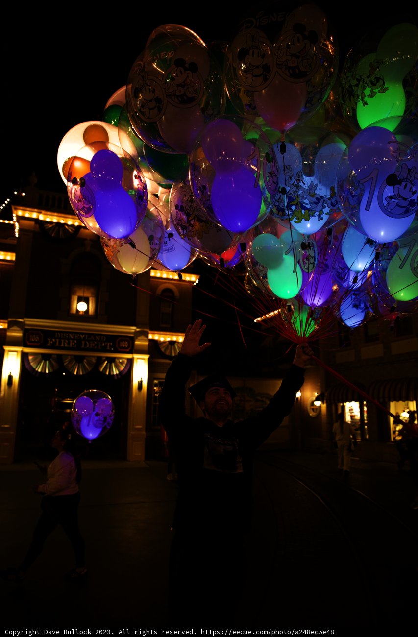 Nighttime Balloon Adventure at Disneyland