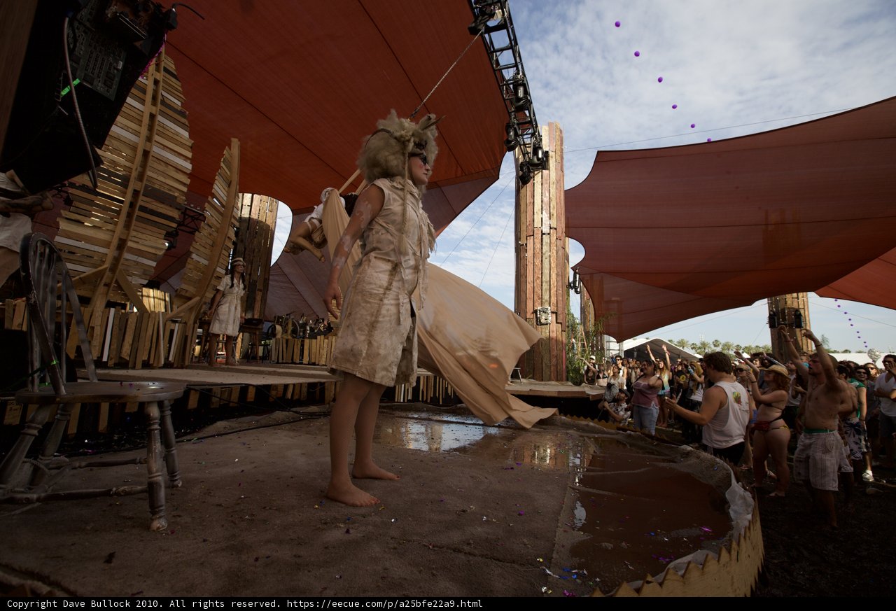 Umbrella on Stage