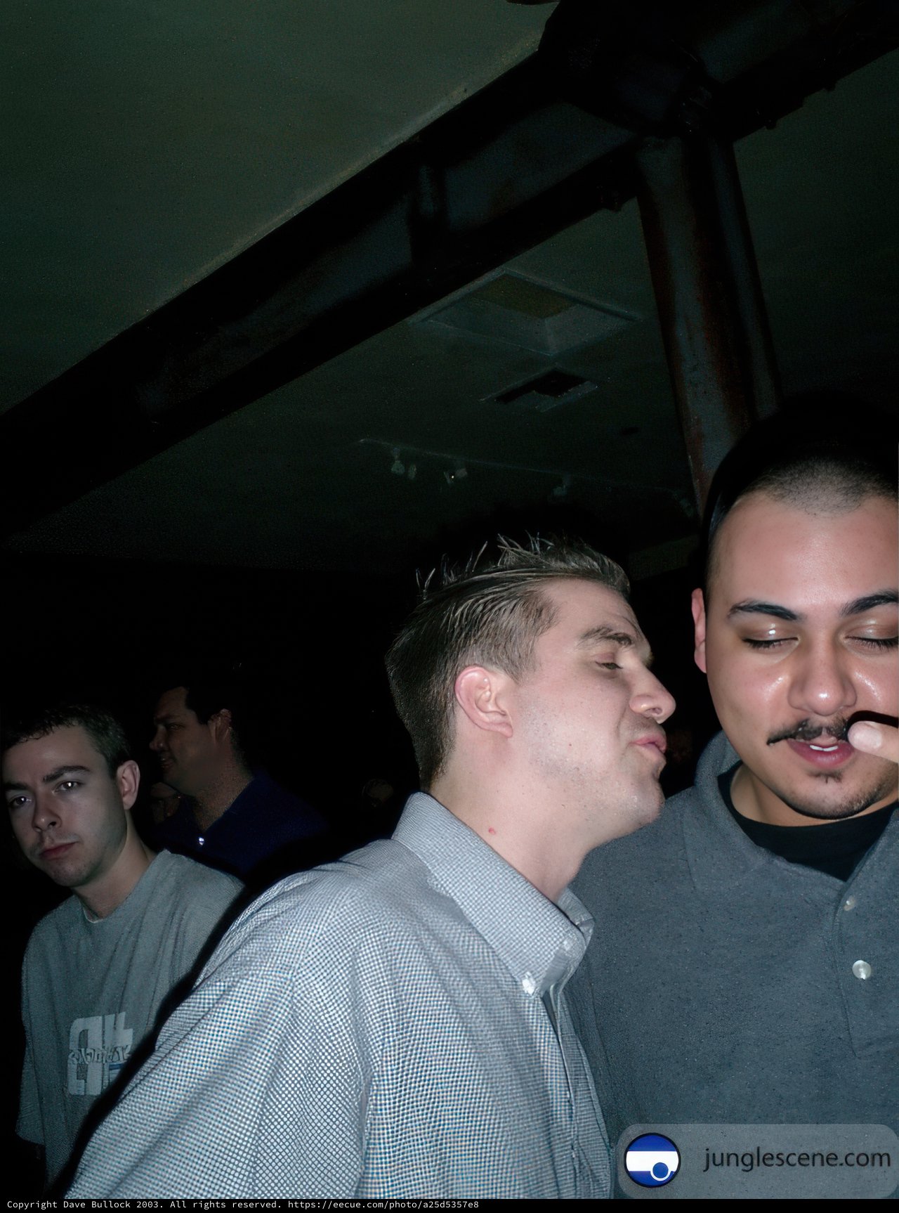Mustached Man at the Bar