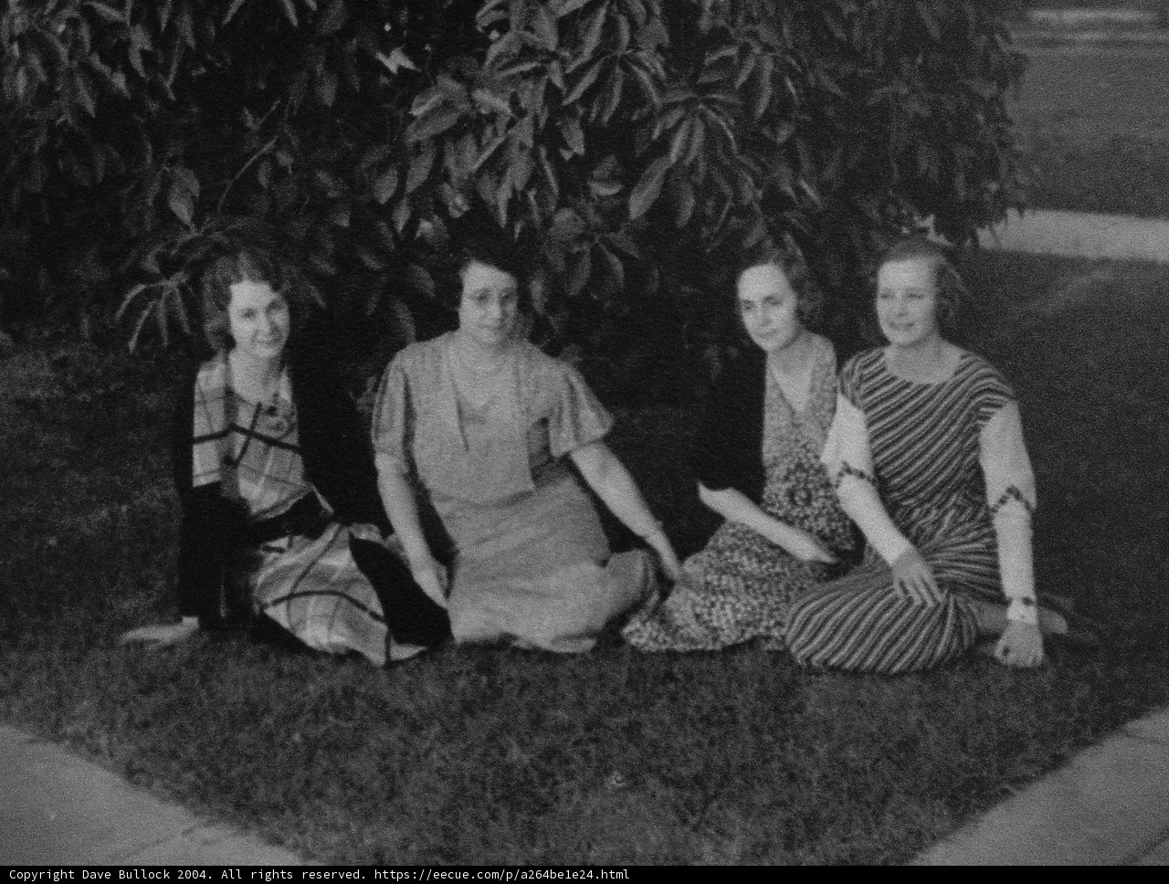 Four Women Enjoying a Day Outdoors
