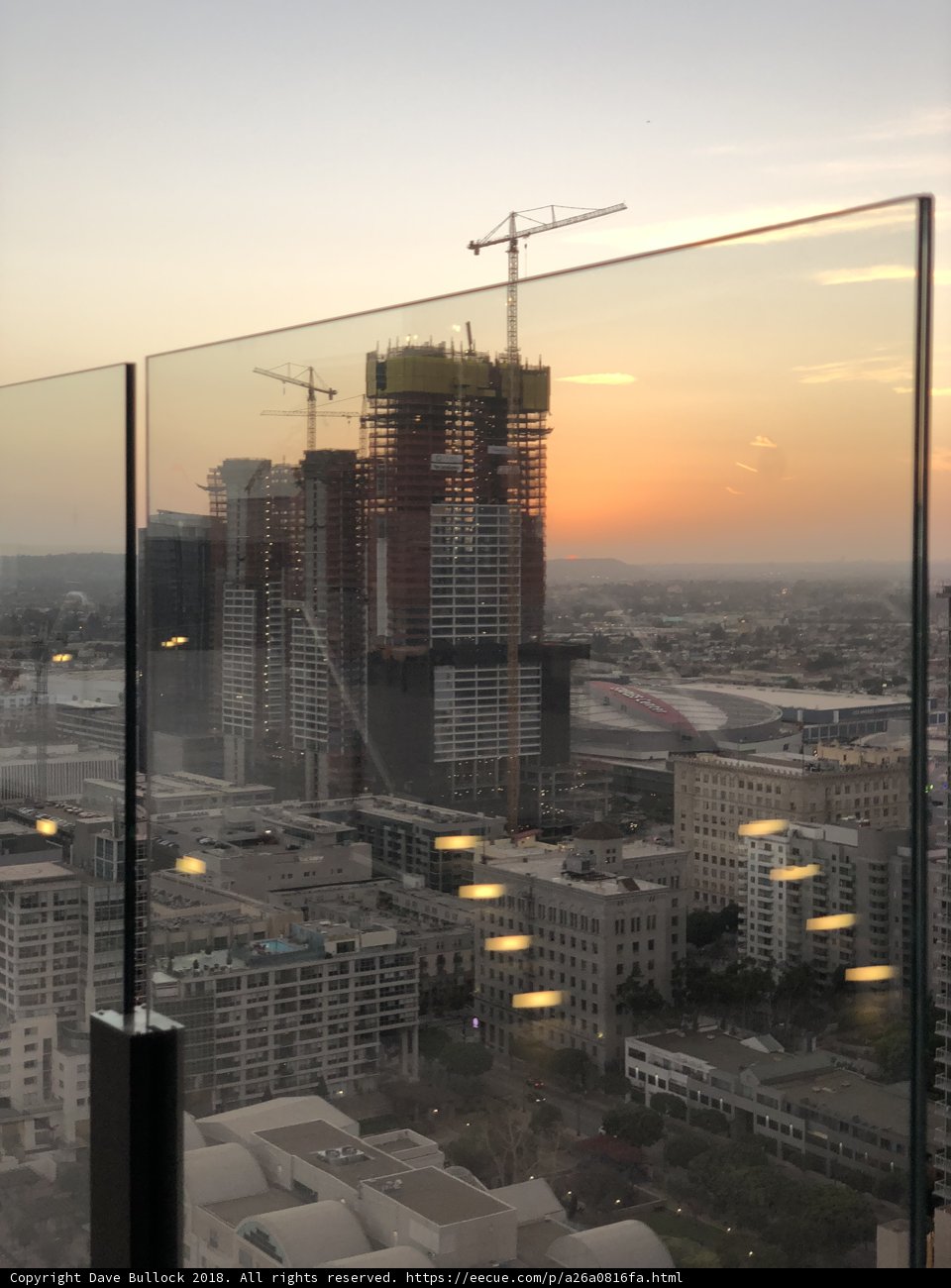 Urban Sunset from Above