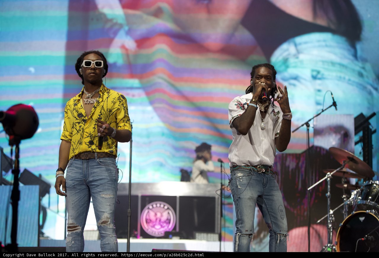 Offset and Music Band Rock the Stage at Coachella 2017