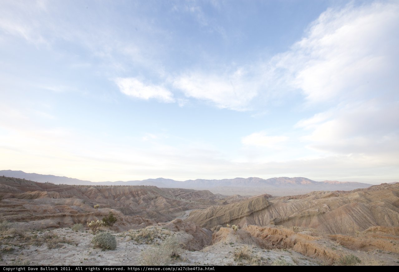 Majestic View of Desert Mountains