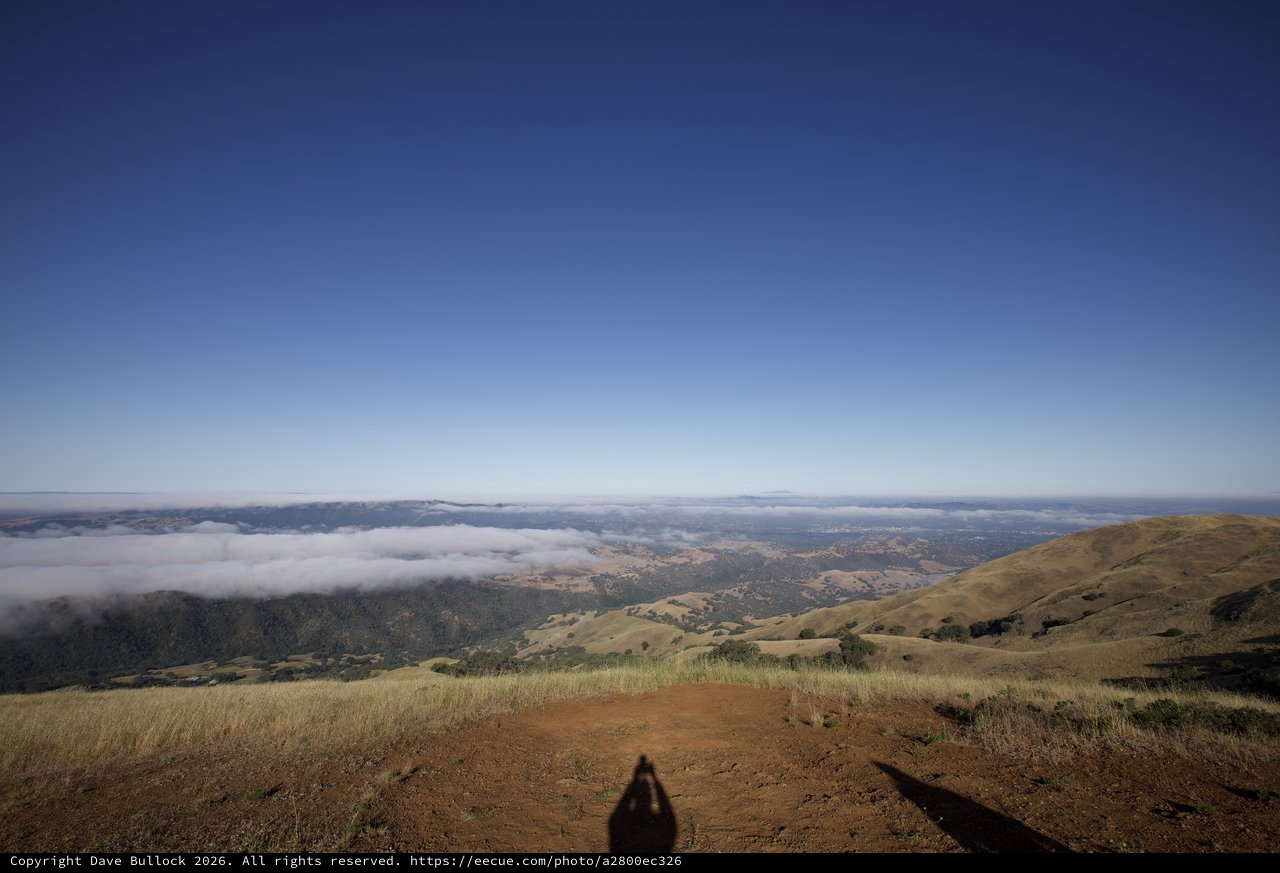 Above the Clouds on Mount Diablo's Golden Summit
