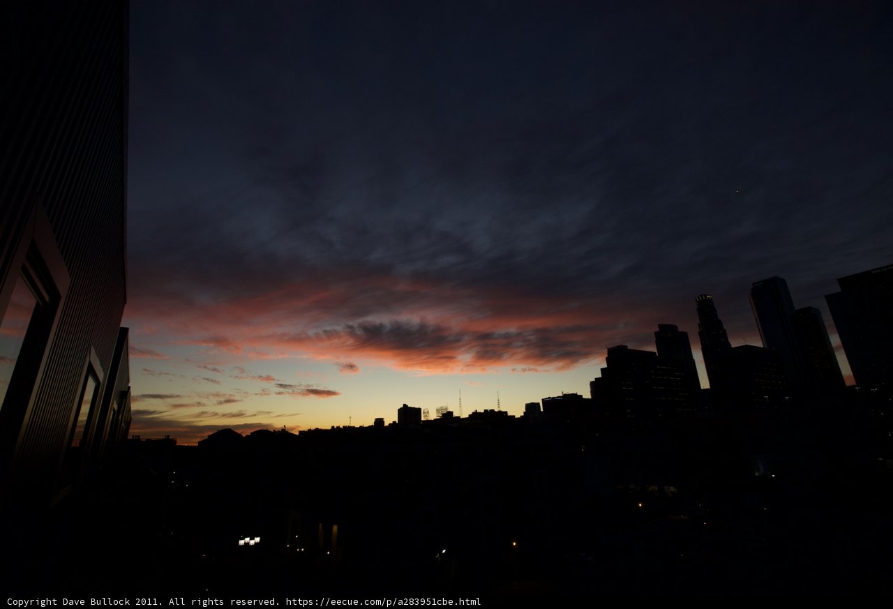 City Silhouette at Sunset