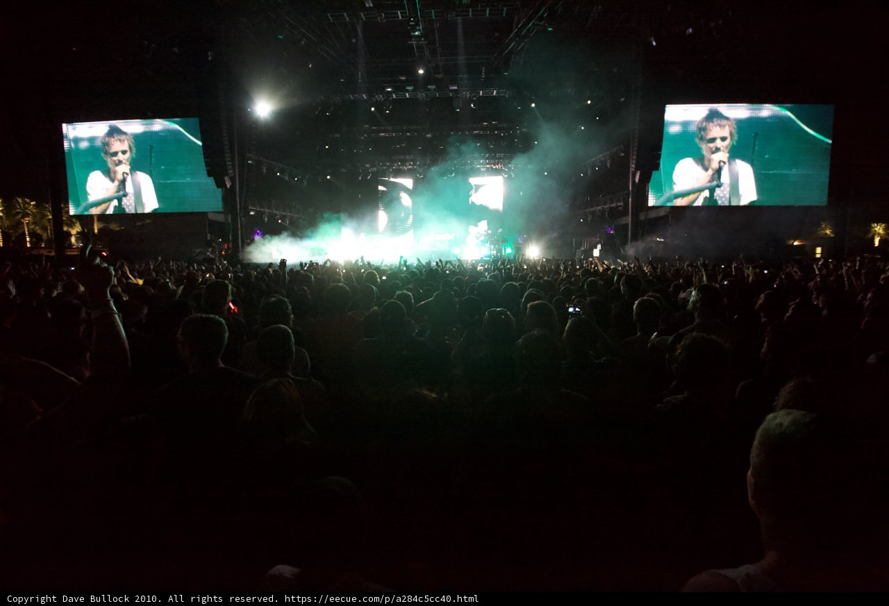 Coachella Crowd Enjoys Concert Cinema