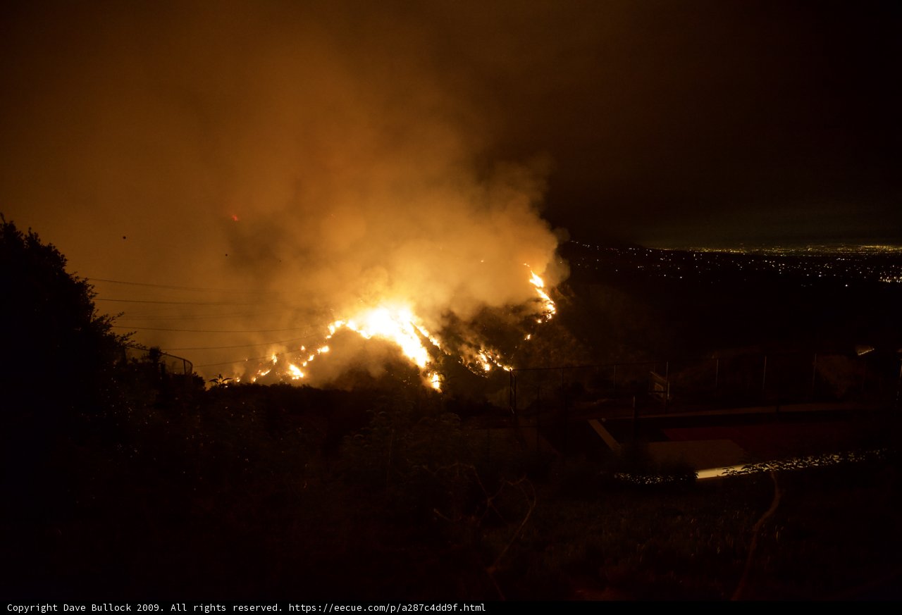 Flames in the Hills