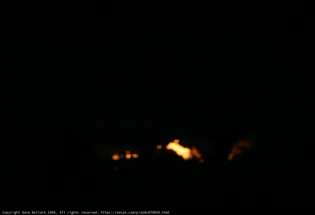 Blaze in the Night Sky