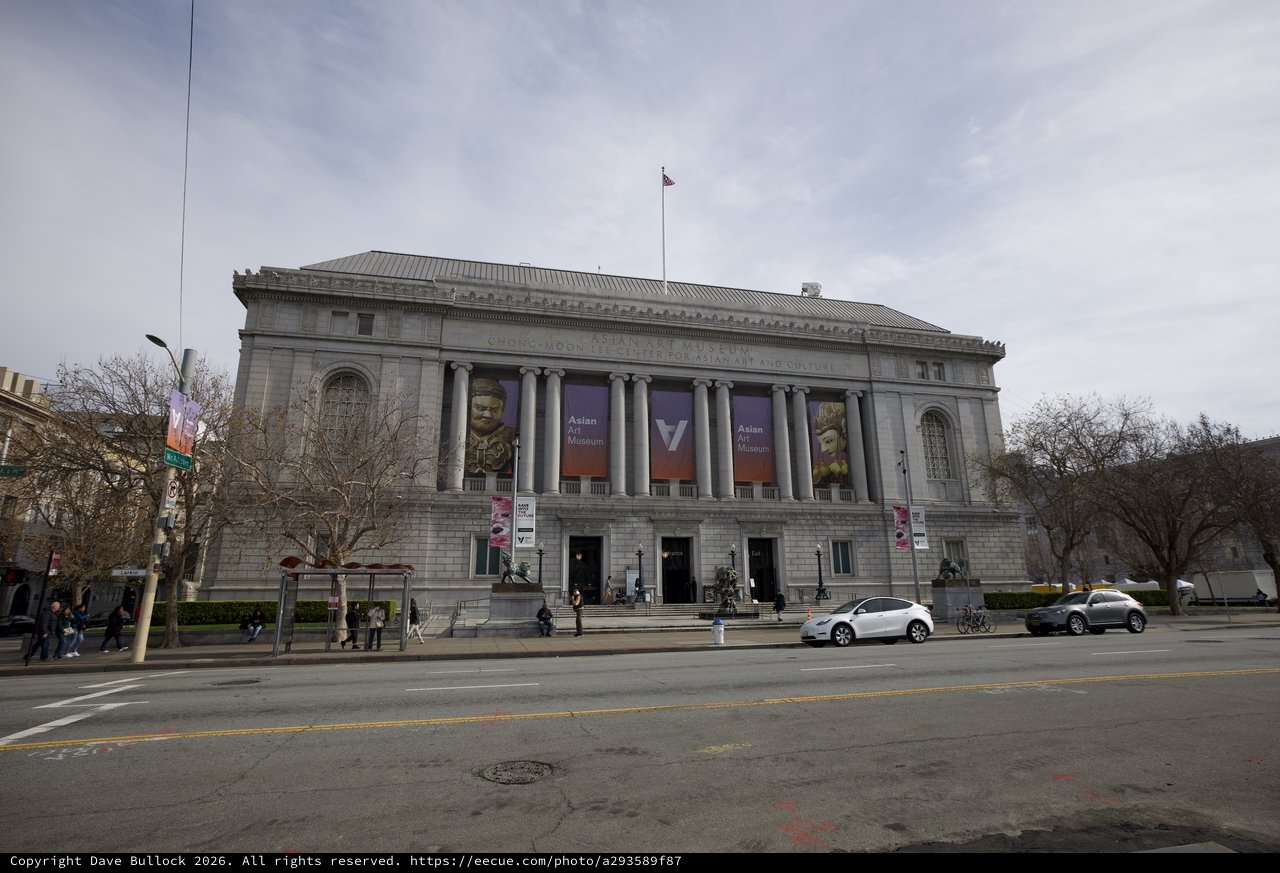 Asian Art Museum of San Francisco on Overcast Day