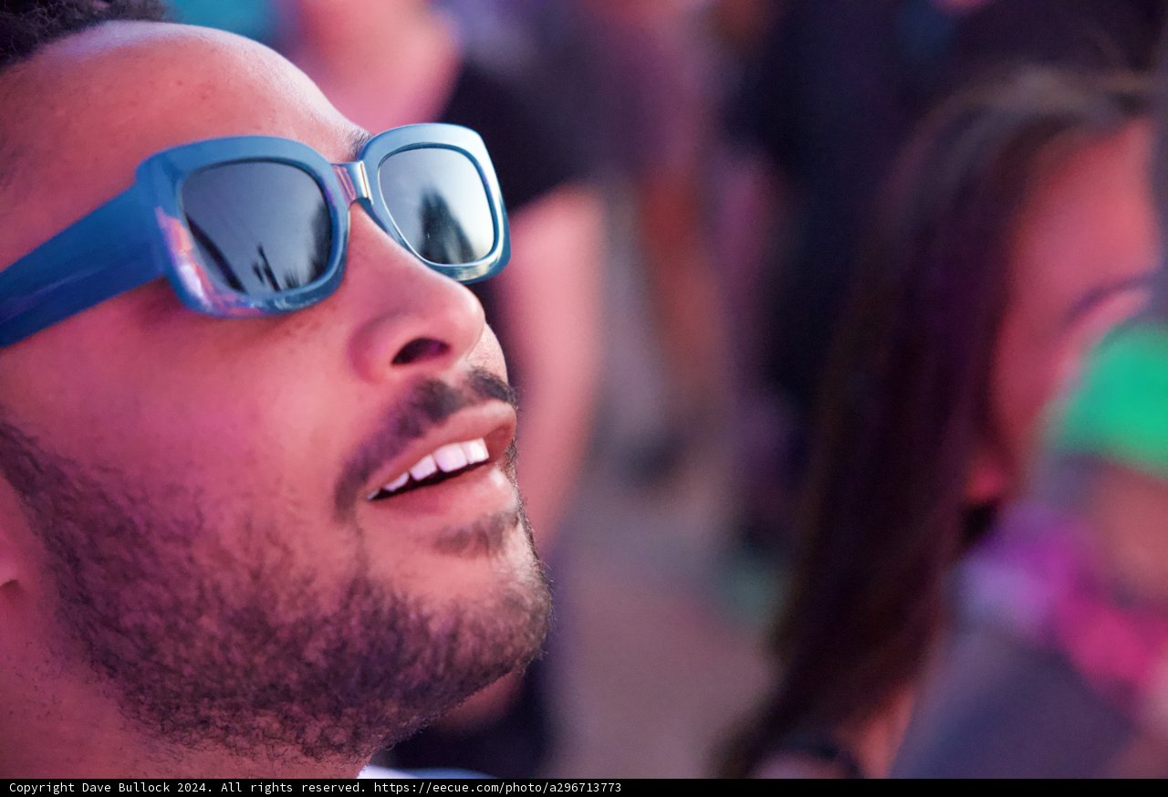 Sunglass Reflections: Unbridled Joy at Coachella 2024