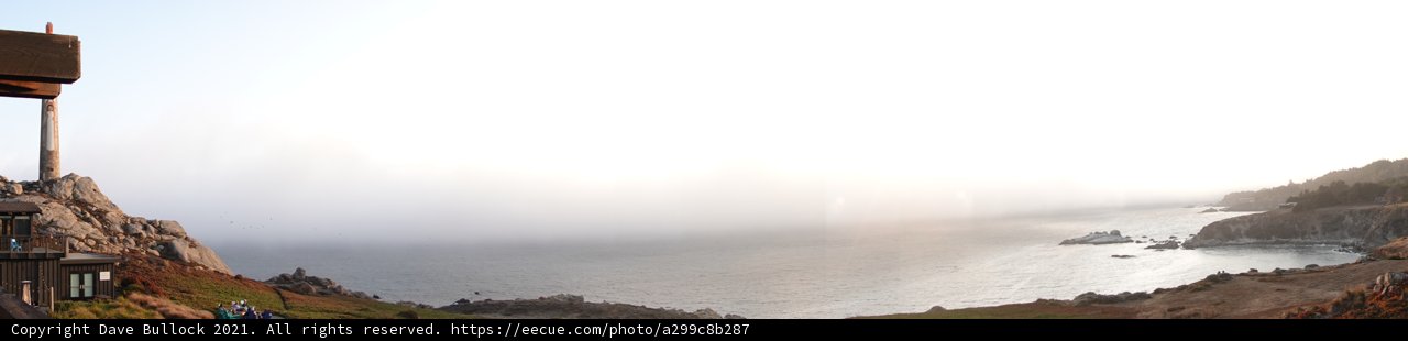Scenic View of the Ocean and Mountains from Jenner, California Webcam