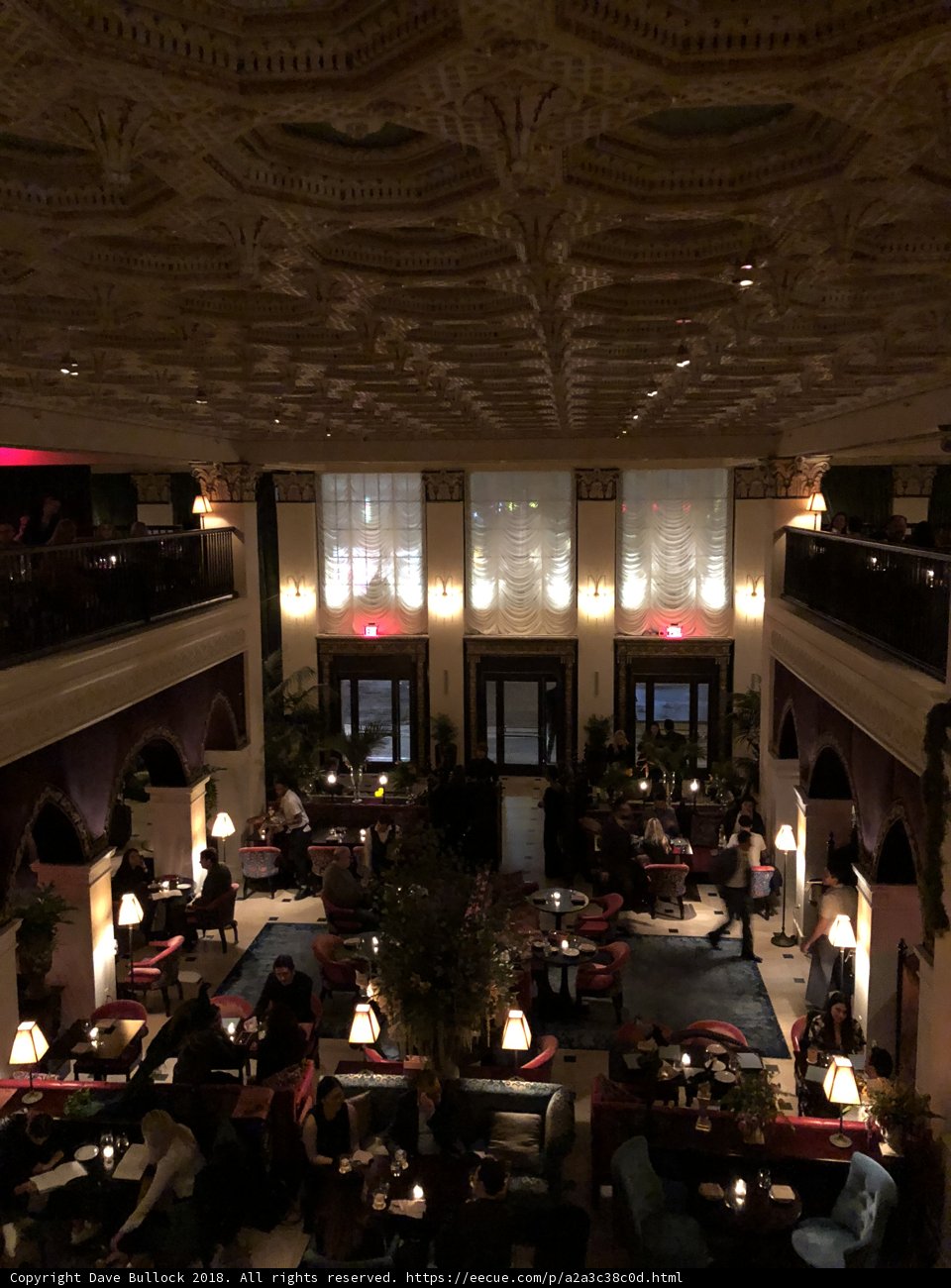 Bright and Cozy Lobby of a Restaurant