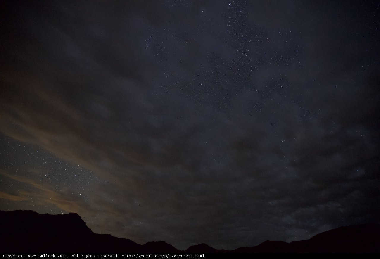 Starry Night in the Desert