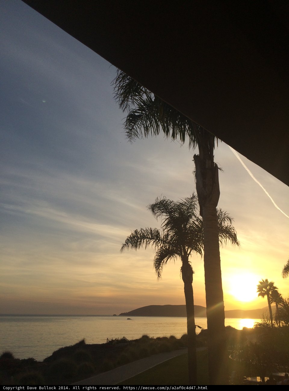Tropical Sunset at Pismo Beach