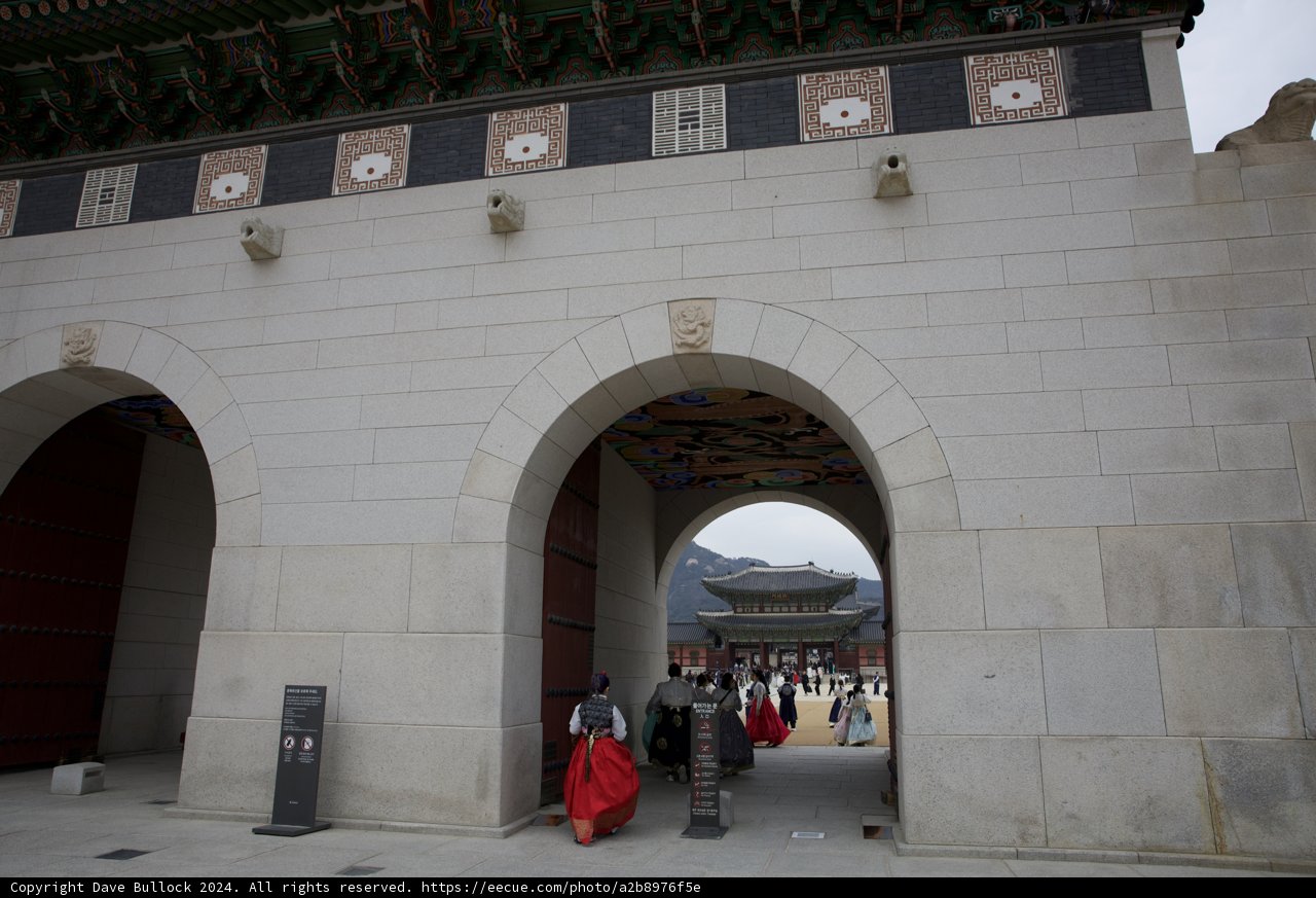 Scarlet Solitude at the Korean Archway