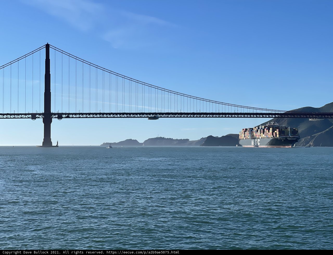 Golden Gate Bridge Over San Francisco Bay