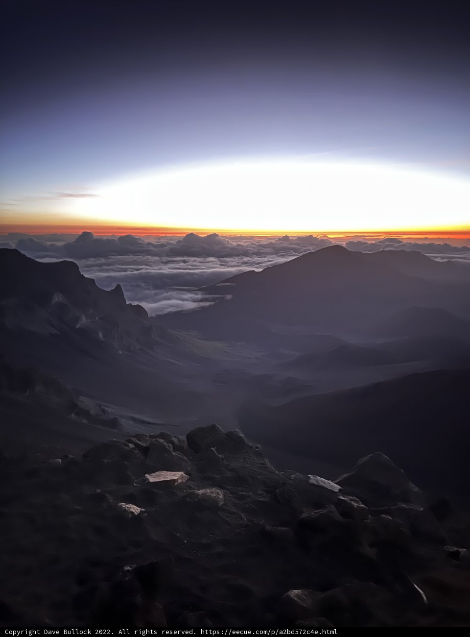 Sunrise at Haleakala