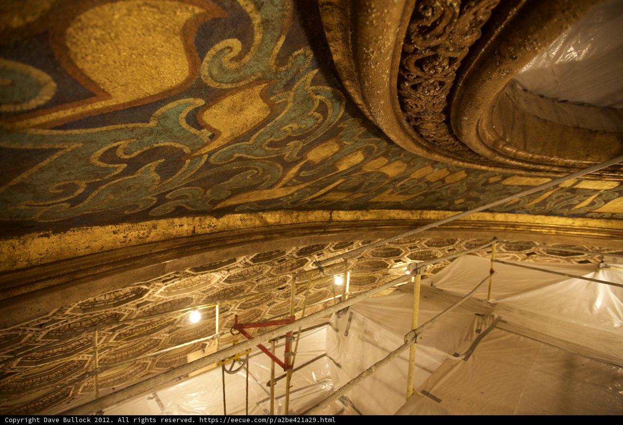 Painting the Crypt Ceiling