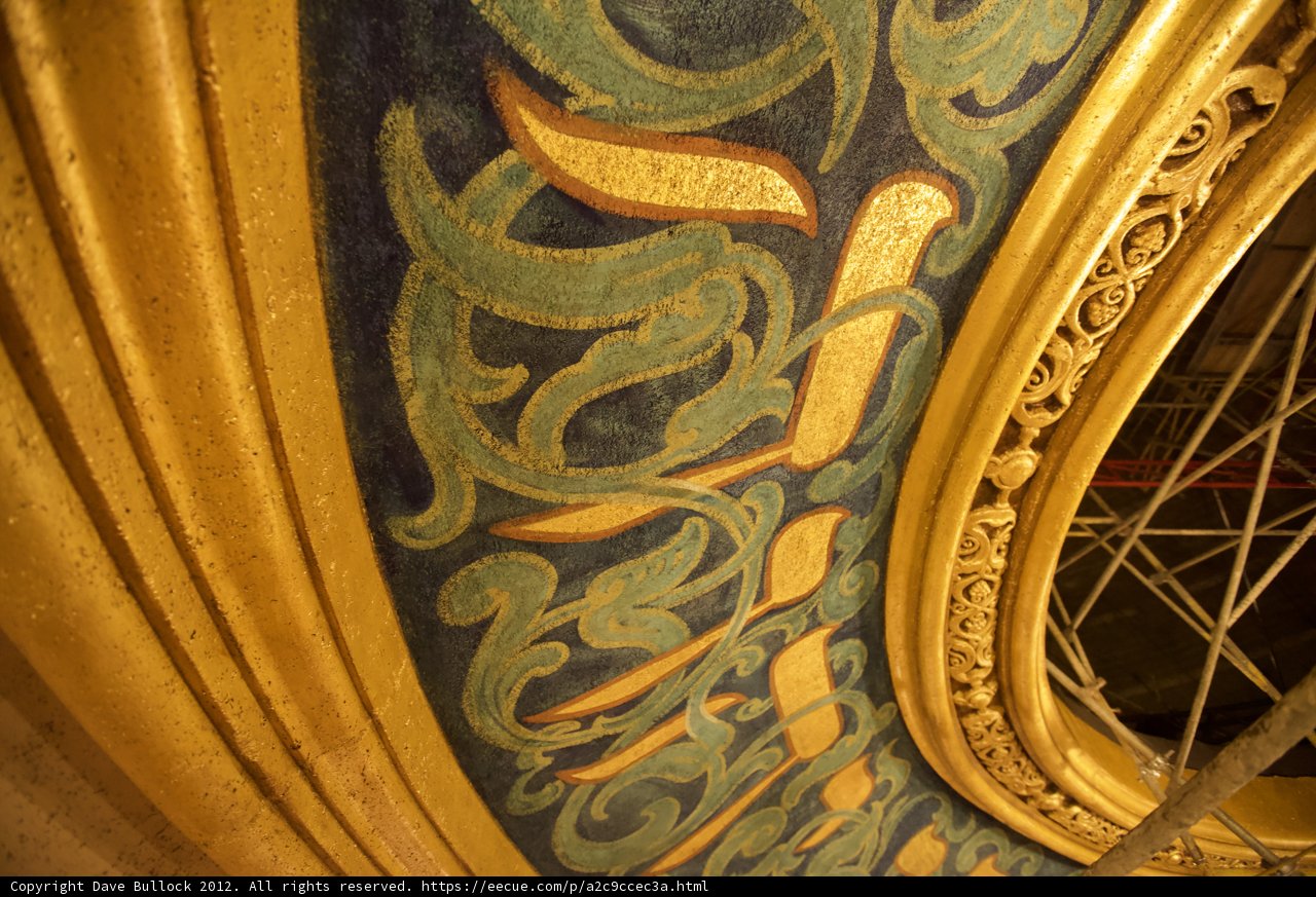 Gilded Splendor: The Ornate Theatre Ceiling