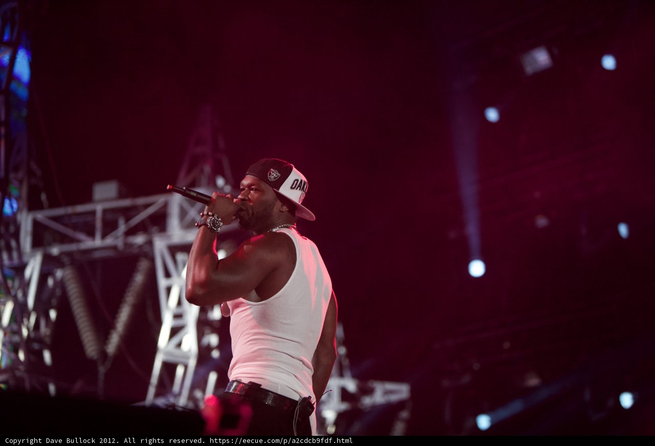 50 Cent Rocks the Crowd at Coachella 2012