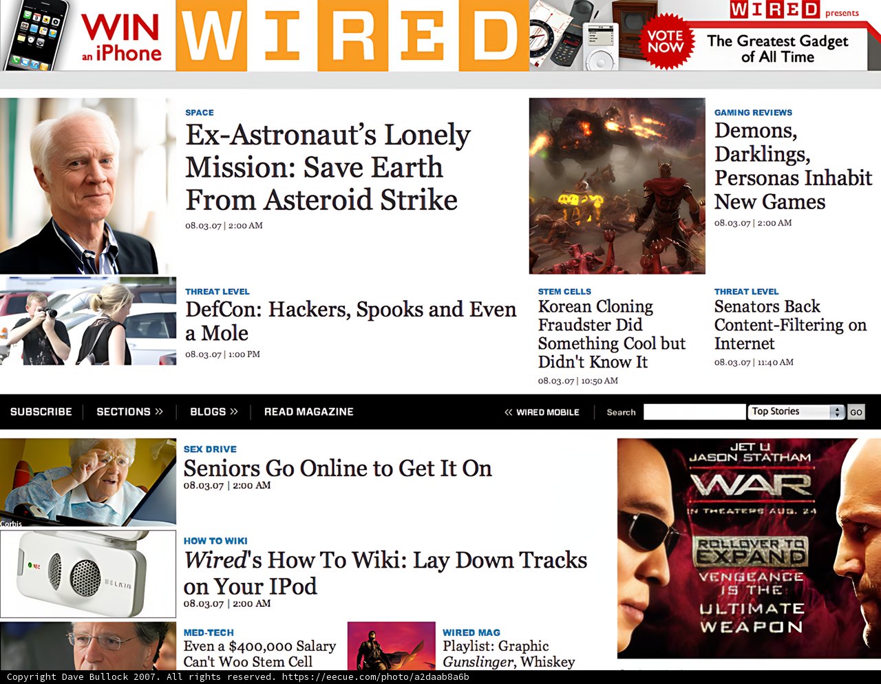 Wired App Advertisement