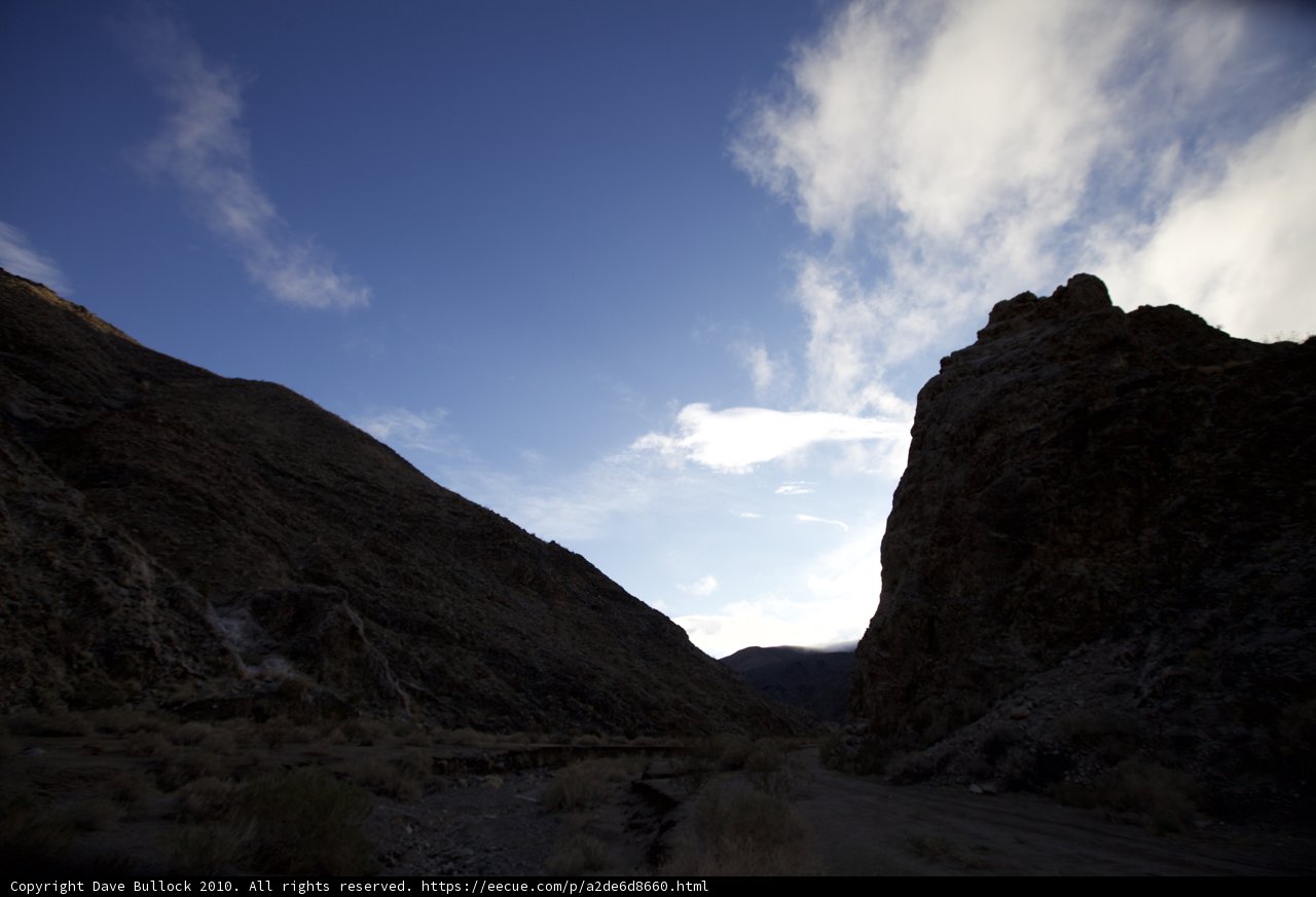 Majestic View of a Blue Sky Canyon