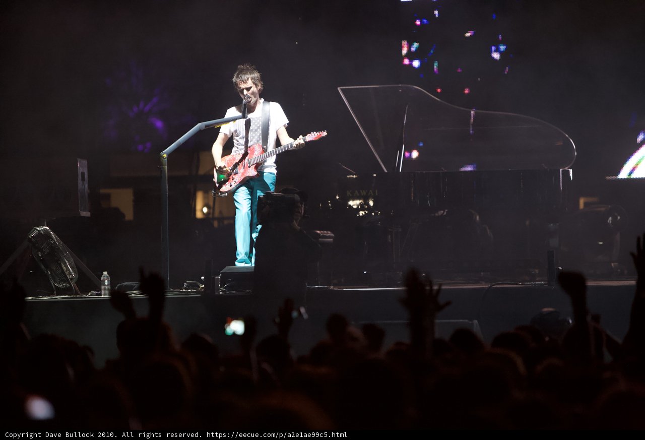 Rocking the Crowd: Matthew Bellamy's Electric Guitar Concert