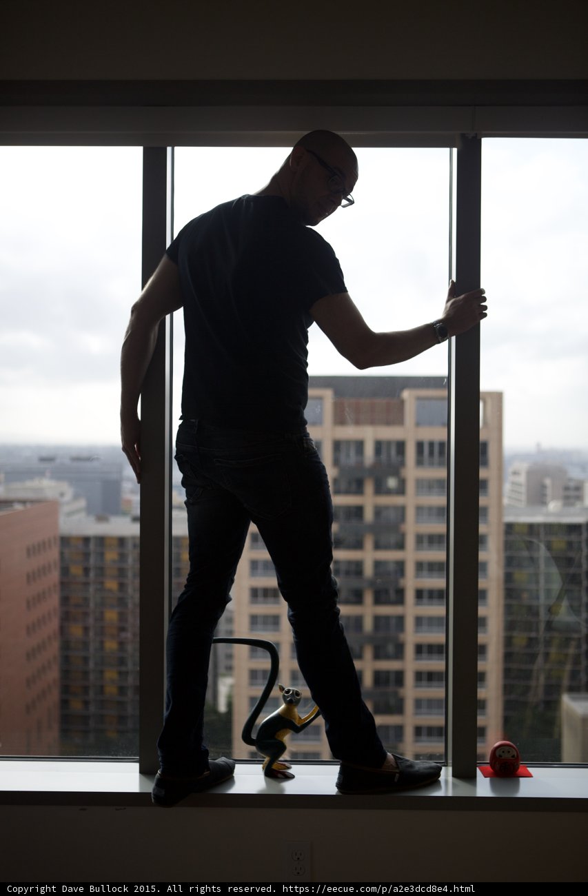Standing in the Window Frame