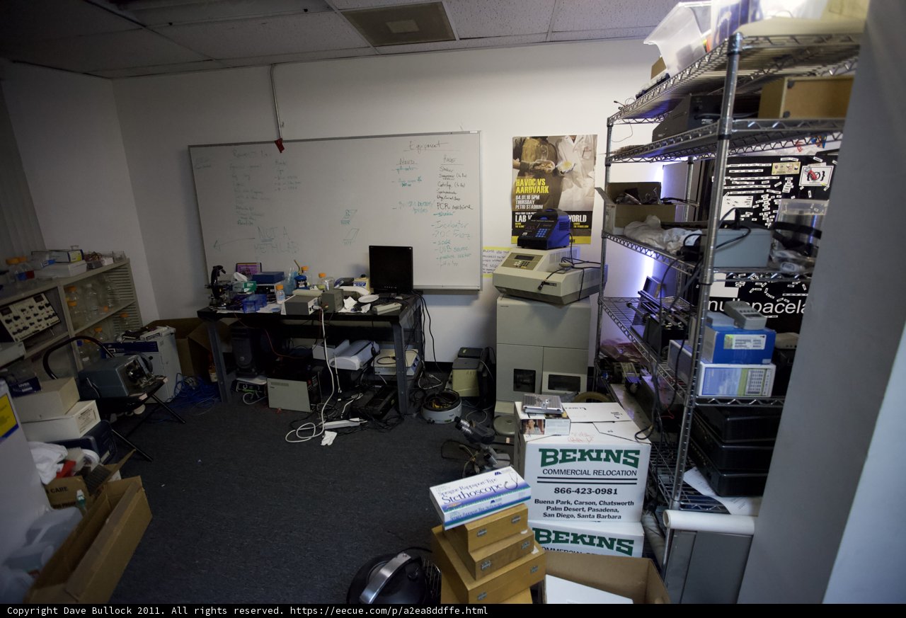 Cluttered Office Space