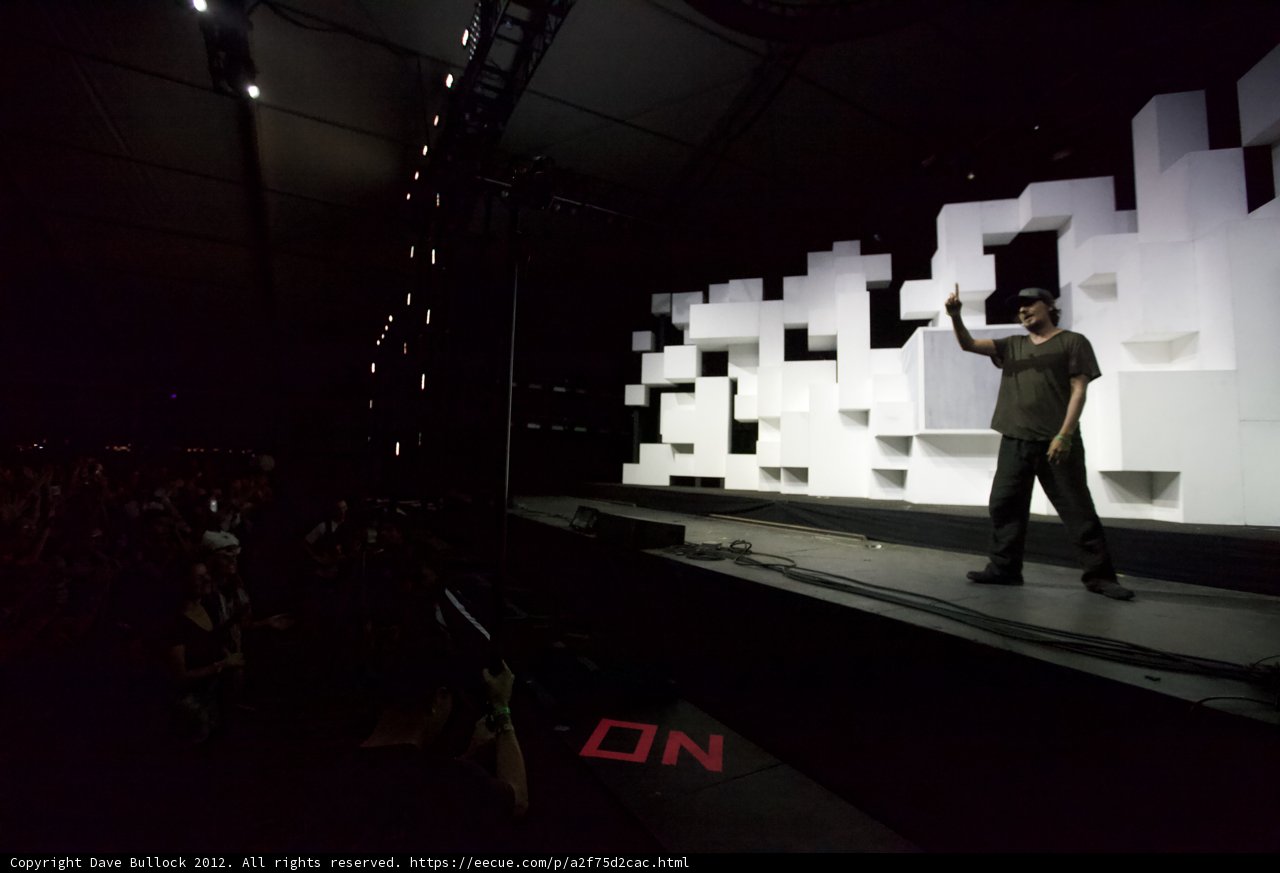 Solo Performance under Bright Stage Lights