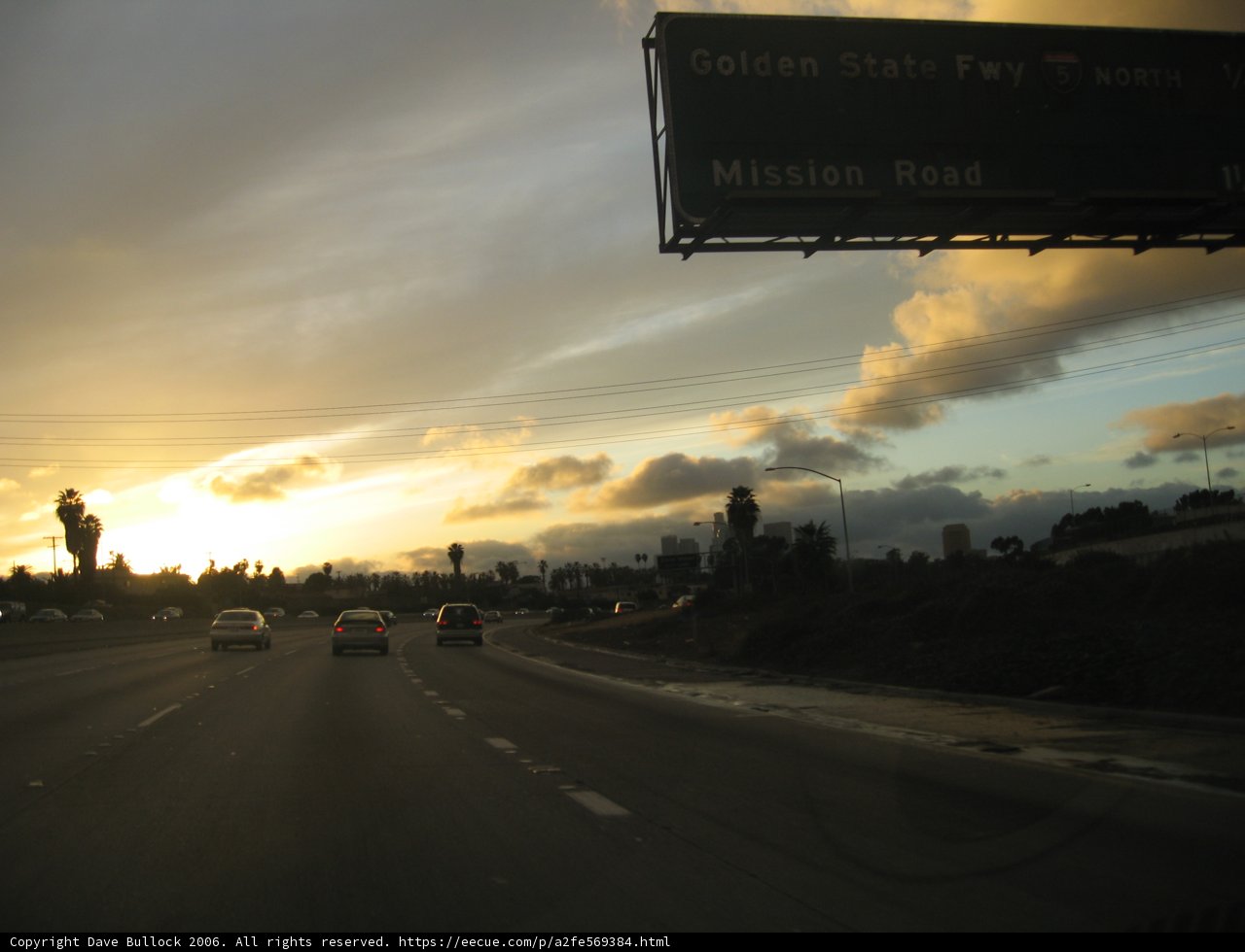 Freeway Sunset