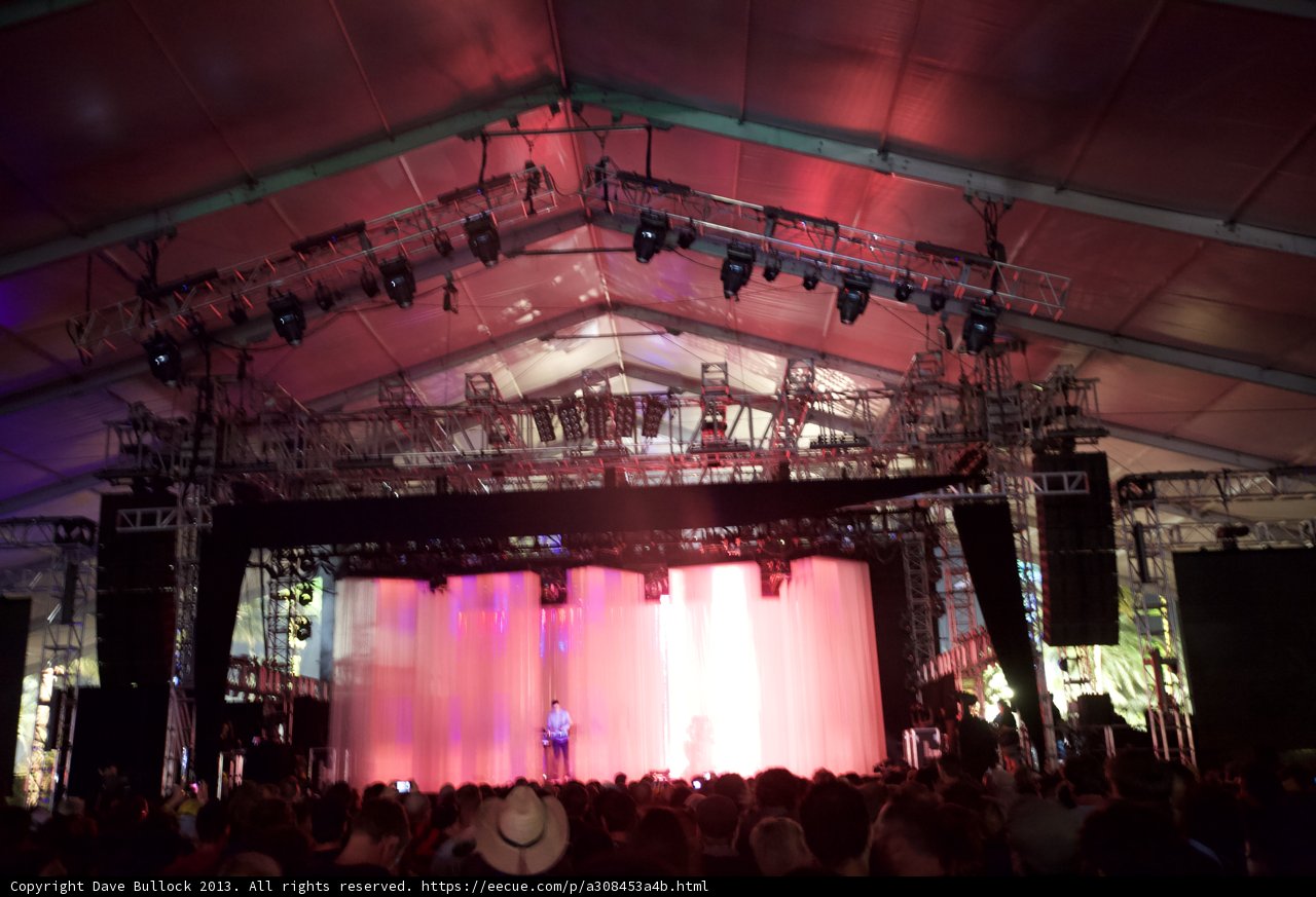 A Sea of Lights and People on Stage