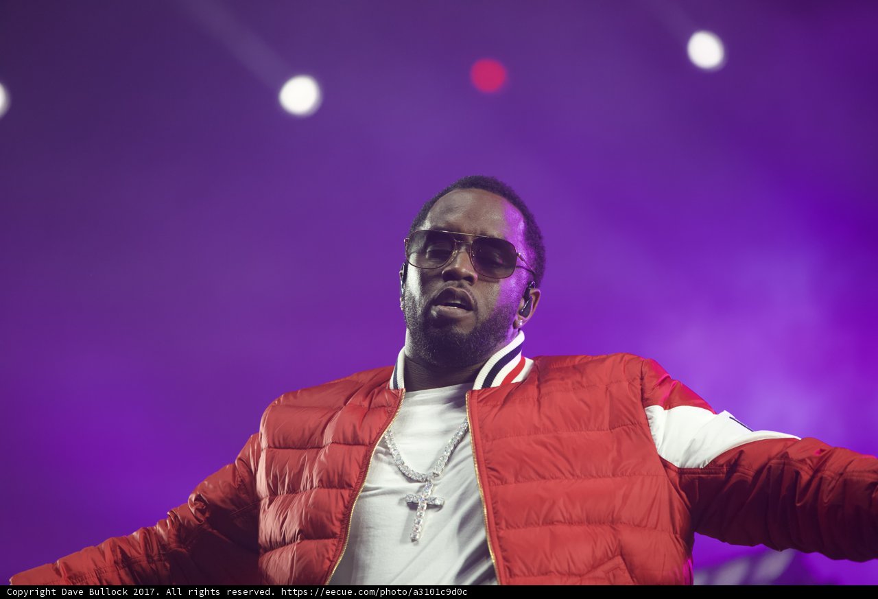 Sean Combs Rocks the Stage in Red
