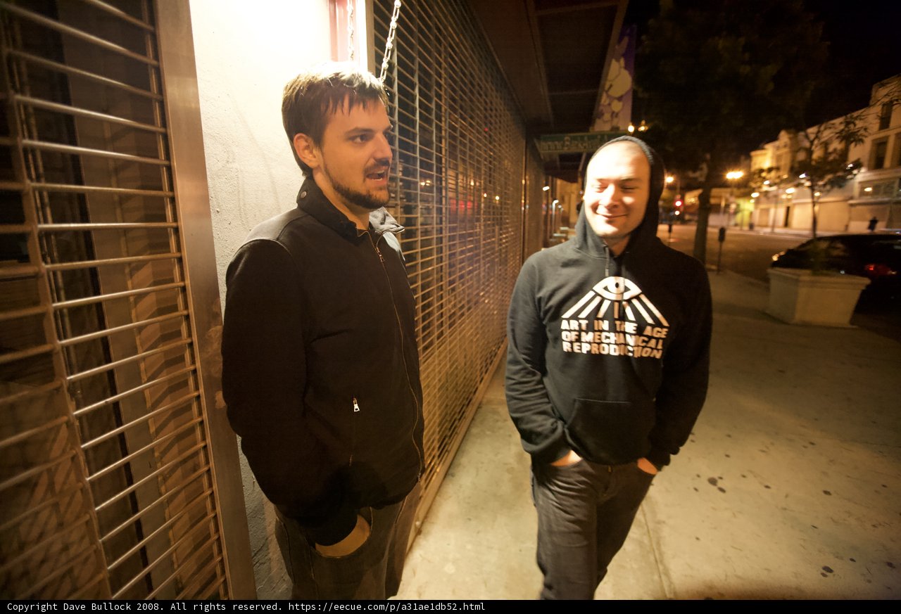 Two Men on the Sidewalk