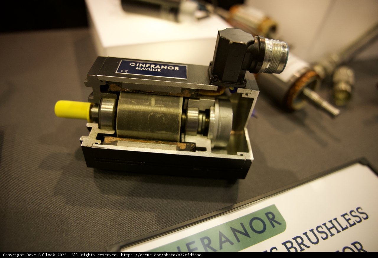 Intricate Motor Machine Display at Robobusiness Conference 2023