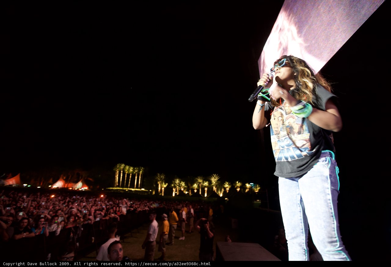 Woman Rocks the Stage at Coachella 2009
